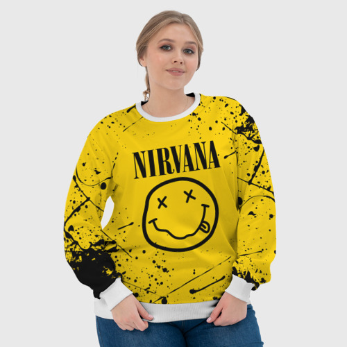 Женский свитшот 3D Nirvana - фото 6