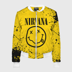 Женский бомбер 3D Nirvana