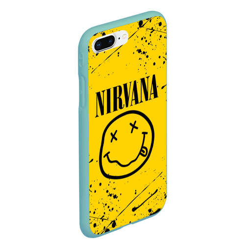 Чехол для iPhone 7Plus/8 Plus матовый Nirvana, цвет мятный - фото 3