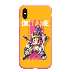 Чехол для iPhone XS Max матовый Apex Legends Octane