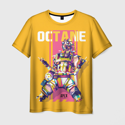 Мужская футболка 3D Apex Legends Octane, цвет 3D печать