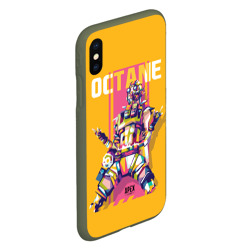 Чехол для iPhone XS Max матовый Apex Legends Octane - фото 2