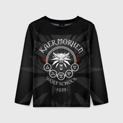 Детский лонгслив 3D Ведьмак the Witcher Геральт