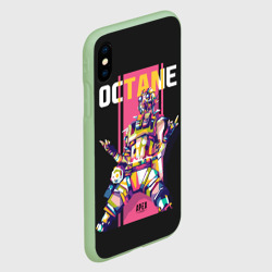 Чехол для iPhone XS Max матовый Apex Legends Octane - фото 2
