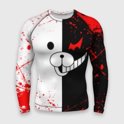 Мужской рашгард 3D Monokuma мордочка и брызги