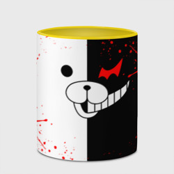 Кружка с полной запечаткой Monokuma мордочка и брызги - фото 2