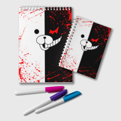 Блокнот Monokuma мордочка и брызги