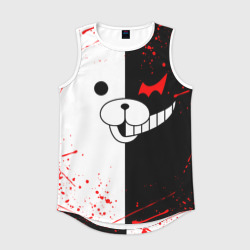 Мужская спортивная майка 3D Monokuma мордочка и брызги