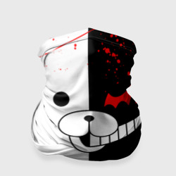 Бандана-труба 3D Monokuma мордочка и брызги