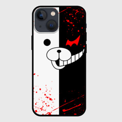 Чехол для iPhone 13 mini Monokuma мордочка и брызги