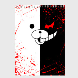 Скетчбук Monokuma мордочка и брызги