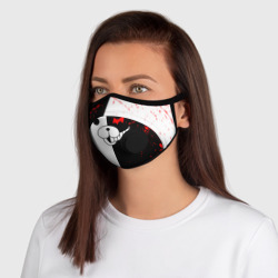 Маска из неопрена Monokuma мордочка и брызги - фото 2