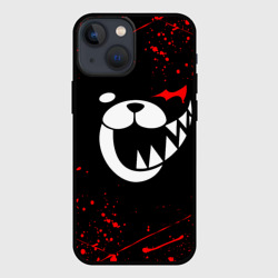 Чехол для iPhone 13 mini Monokuma красные брызги