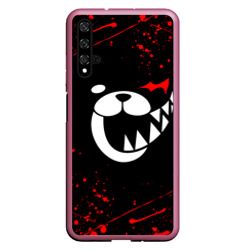 Чехол для Honor 20 Monokuma красные брызги