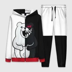 Женский костюм 3D Монокума схватился за живот