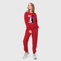 Женский костюм хлопок Monokuma розовые подтеки - фото 2