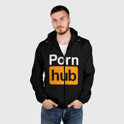 Мужская ветровка 3D Pornhub Порнхаб - фото 2