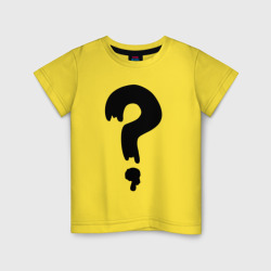 Детская футболка хлопок Знак вопроса