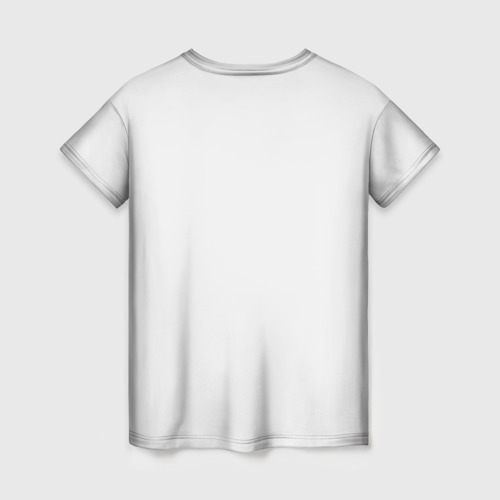 Женская футболка 3D с принтом Искусство Красоты, вид сзади #1