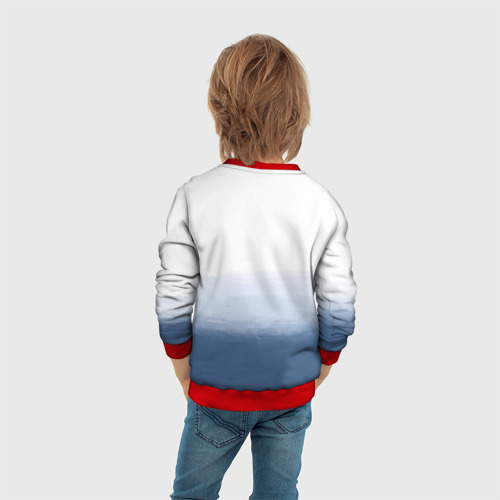 Детский свитшот 3D с принтом Фигурное катание, вид сзади #2