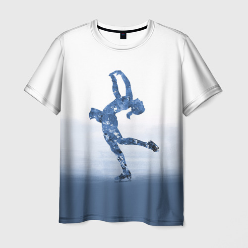Мужская футболка 3D Фигурное катание, цвет 3D печать