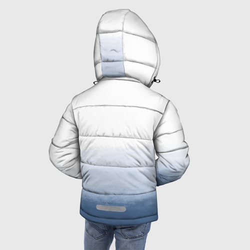 Зимняя куртка для мальчиков 3D с принтом Фигурное катание, вид сзади #2