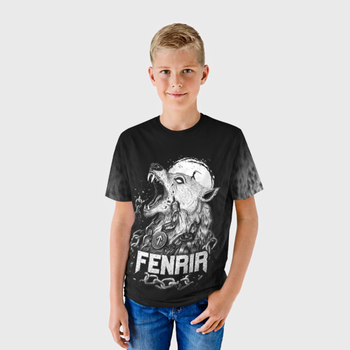 Детская футболка 3D Fenrir, цвет 3D печать - фото 3