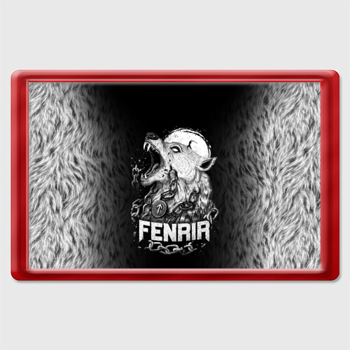 Магнит 45*70 Fenrir, цвет красный