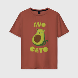 Женская футболка хлопок Oversize AvoCato