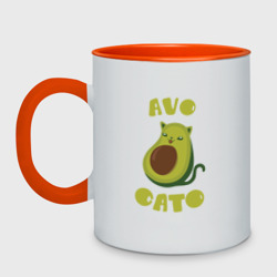 Кружка двухцветная AvoCato