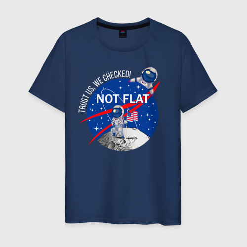 Мужская футболка хлопок Not flat