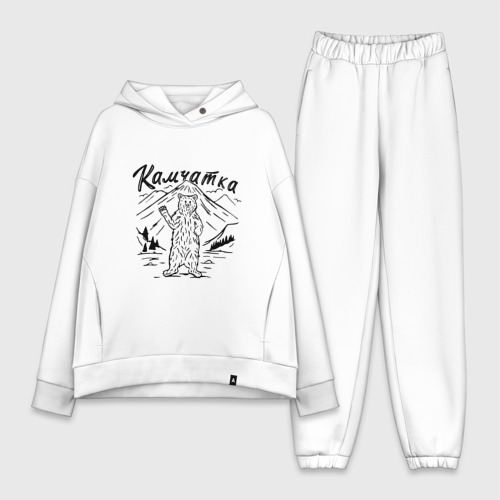 Женский костюм хлопок Oversize Камчатка