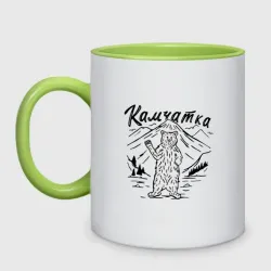 Кружка двухцветная Камчатка
