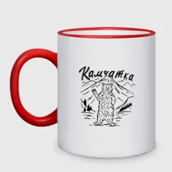 Кружка двухцветная Камчатка