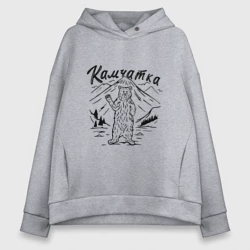 Женское худи Oversize хлопок Камчатка