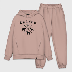 Мужской костюм oversize хлопок Сибирь