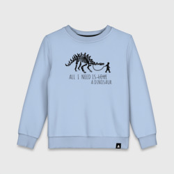 Детский свитшот хлопок All a Need is dinosaur