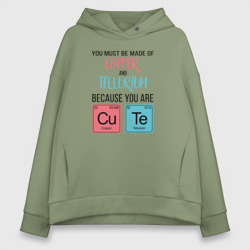 Женское худи Oversize хлопок Copper and Tellurium