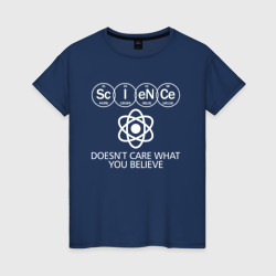 Женская футболка хлопок Science
