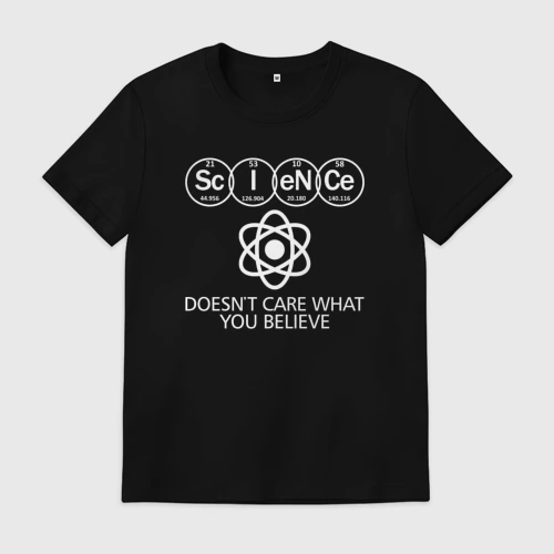 Мужская футболка хлопок Science