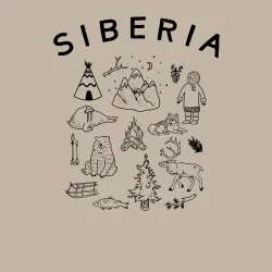 Мужской свитшот хлопок Siberia - фото 2