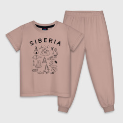 Детская пижама хлопок Siberia