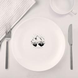 Набор: тарелка + кружка Путешествие - хорошая идея - фото 2