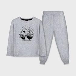 Детская пижама с лонгсливом хлопок Путешествие - хорошая идея