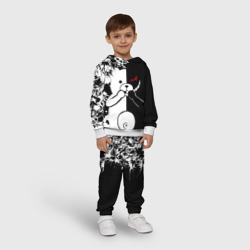 Детский костюм с толстовкой 3D Monokuma держит руки - фото 2