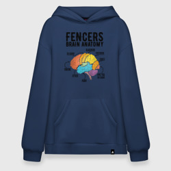 Худи SuperOversize хлопок Fences Brain Anatomy