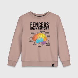 Детский свитшот хлопок Fences Brain Anatomy