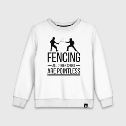 Детский свитшот хлопок Fencing