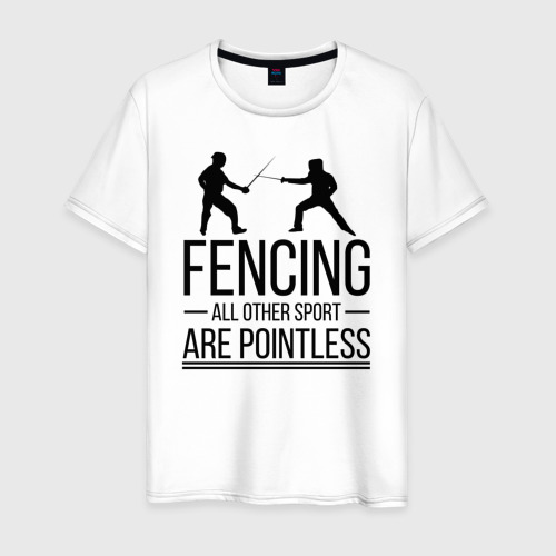 Мужская футболка хлопок Fencing