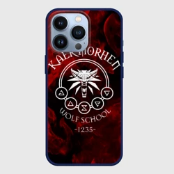 Чехол для iPhone 13 Pro Ведьмак the Witcher Геральт волк wolf Kaer morhen